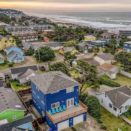The Blue Crab Villa Lincoln City Exteriör bild