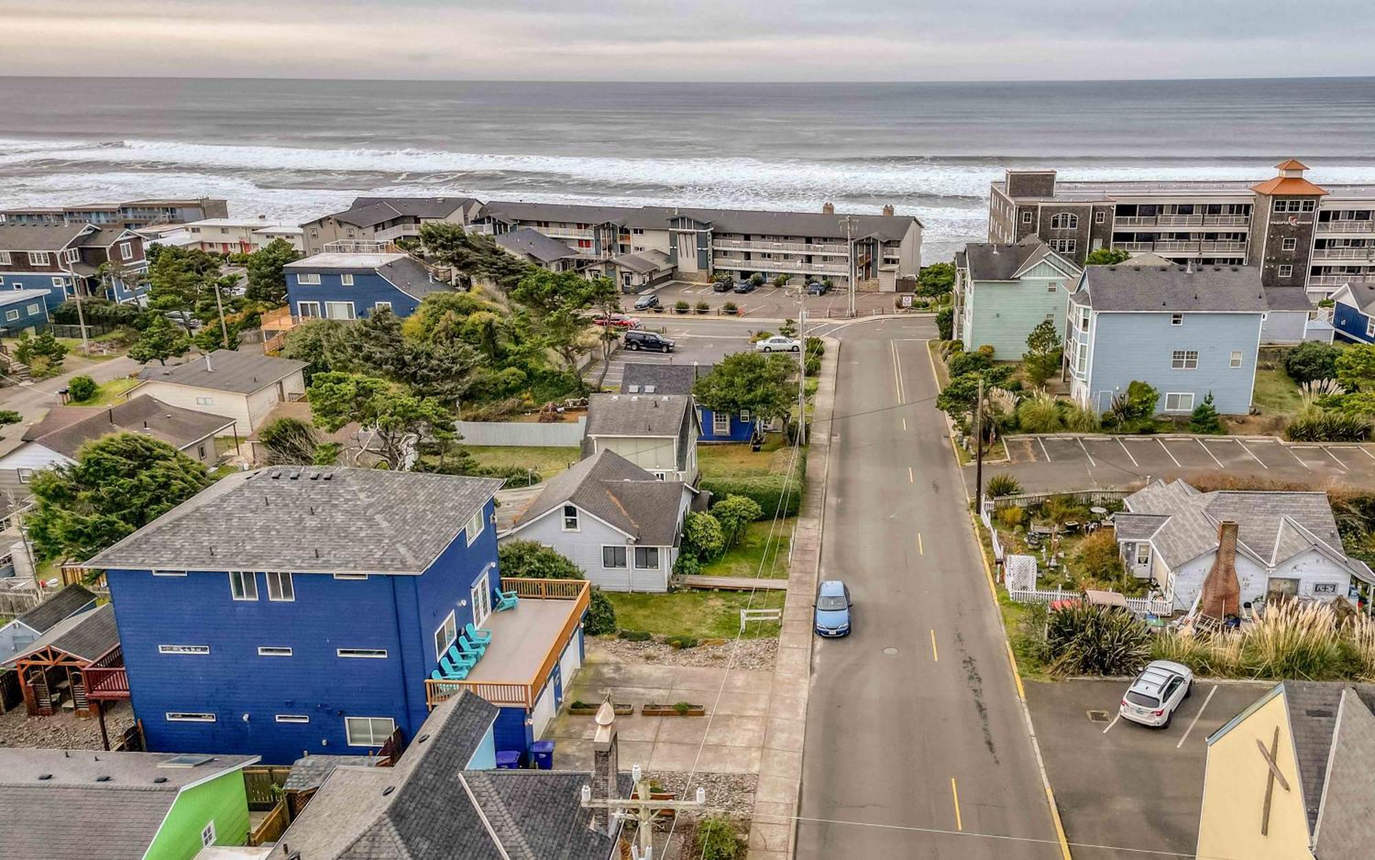 The Blue Crab Villa Lincoln City Exteriör bild