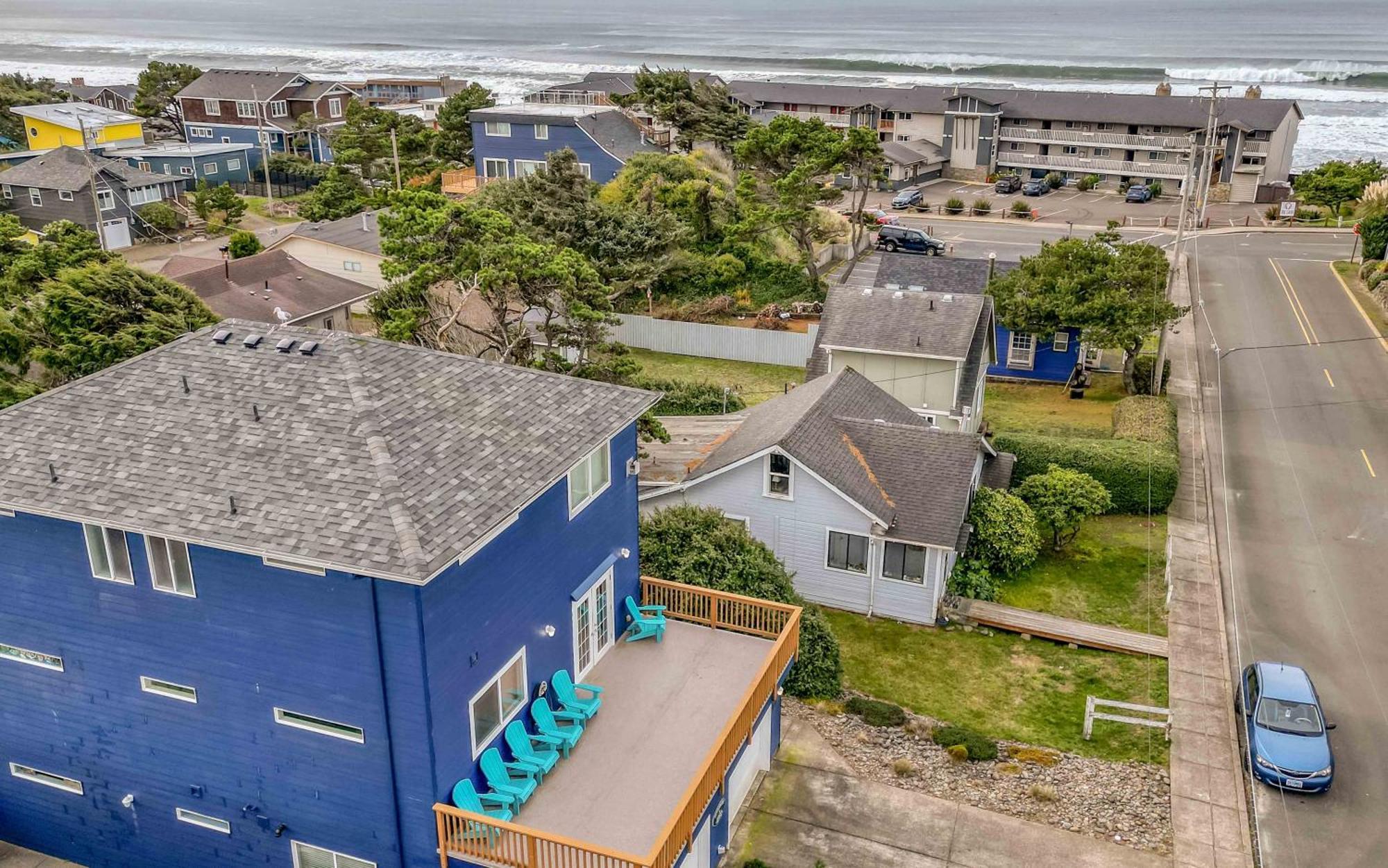 The Blue Crab Villa Lincoln City Exteriör bild