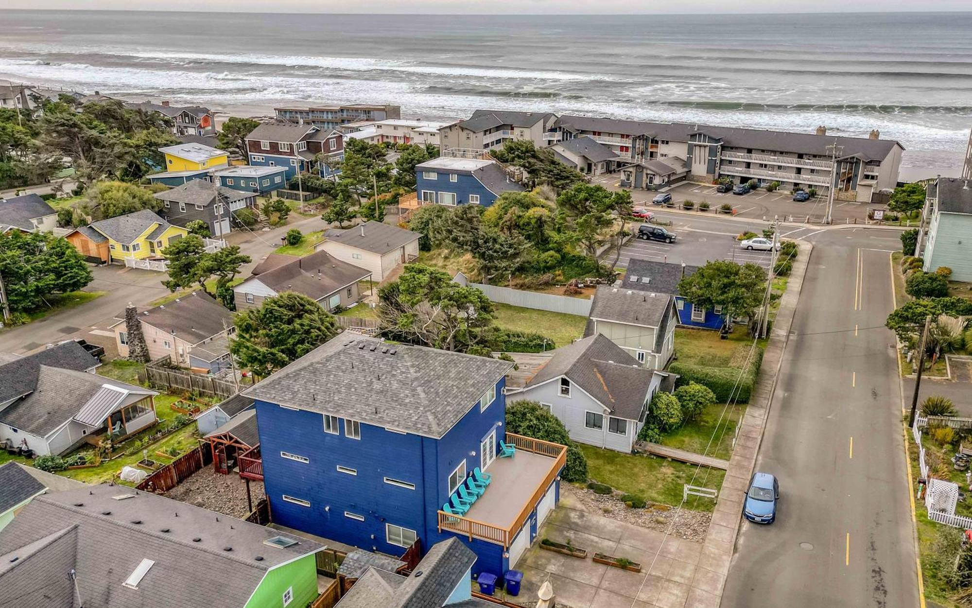 The Blue Crab Villa Lincoln City Exteriör bild